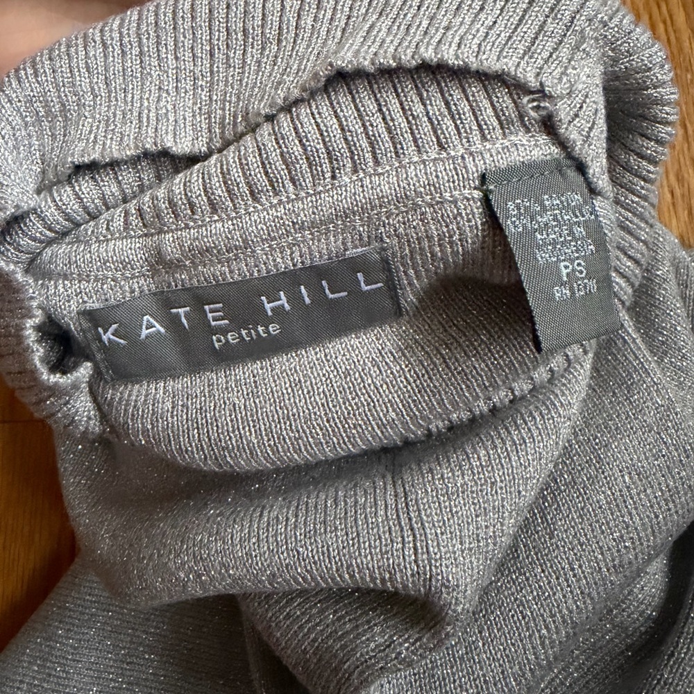 Set of 2 Metallic Turtleneck Tank Tops - Picture 7 of 7